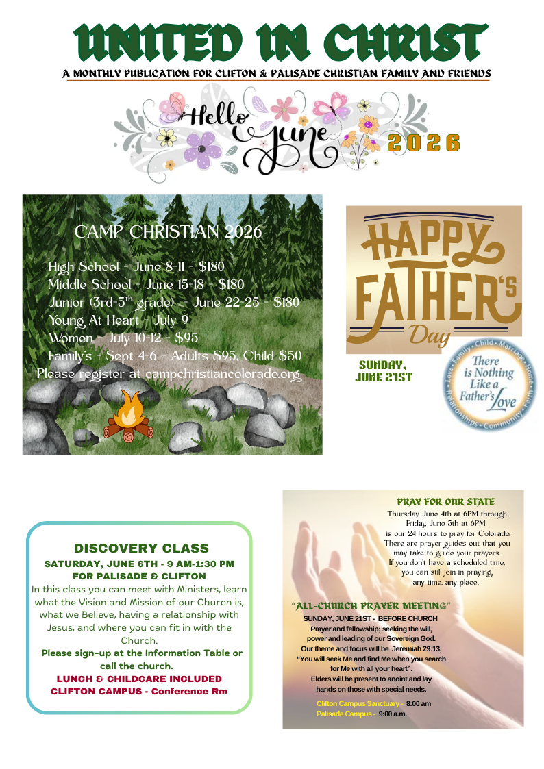 June2026_UNITED IN CHRIST Newsletter image